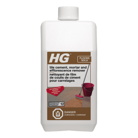 HG tile cement, mortar and efflorescence remover