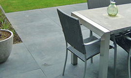 Stone patios, paths, driveways, outdoor tables, planters etc.